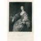 Henrietta Maria, Reina de Carlos I, a partir de obra de Van Dick. Grabado por WH Watt (1840)