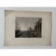 Un puerto de mar italiano. a partir de obra de Claude. WR Smith (1834)