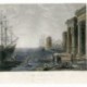 Un puerto de mar italiano. a partir de obra de Claude. WR Smith (1834)