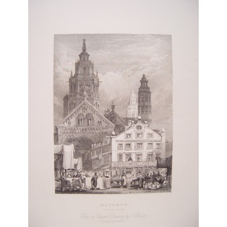 Alemania. «Mayence» Dibujo S. Prout. Grabó W. Henshall
