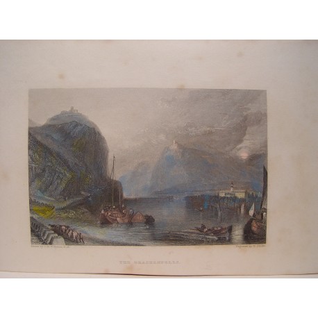 Alemania. «The Drachenfels». Grabó William Finden