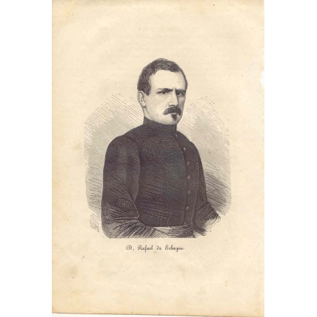 «D. Rafael de Echagüe» (San Sebastián,1815-Madrid, 1887) Gobernador general de Filipinas
