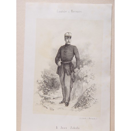 «D. Juan Zabala de la Puente» (Lima, 1804-Madrid,1879) Político y militar. Participó en la batalla de Tetuán.