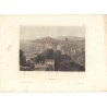 España. Vista de Málaga. Grabado por Eigenthum der  Verleger