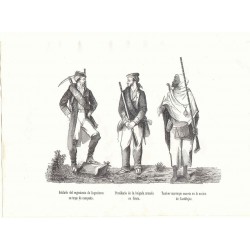 «Soldado del Regimiento de Ingenieros, presidiario de la brigada armada y tambor marroquí de Castillejos»