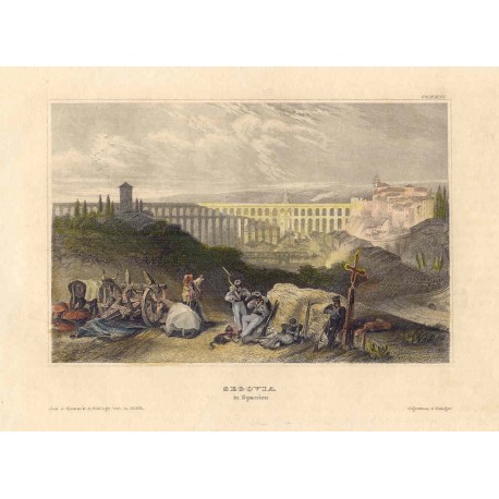 España. Segovia «Vista general del Acueducto»