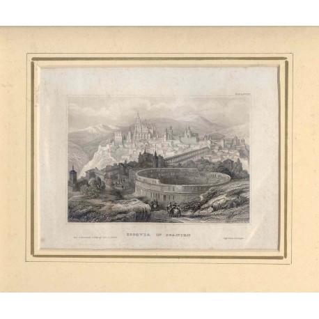 España. «Vista general de Segovia»