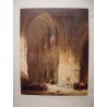 Interior catedral. Litografía de David Roberts.