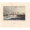 Praga. Vista de Praga. Dibujó H. Bibby. Grabó Albert Henry Payne(1812-1902)