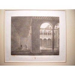 España. Valladolid. Claustro de los Dominicos de Valladolid. Alexandre Laborde (1810-11).