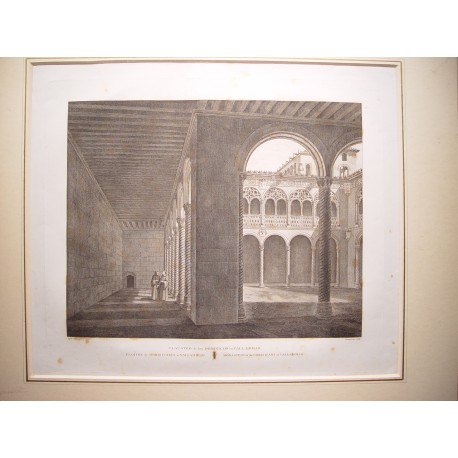 España. Valladolid. «Claustro de los Dominicos de Valladolid» Alexandre Laborde (1810-11).