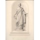 «Her most gracious Majesty» Engraving by T.W. Hunt de una estaua de marmol de J. Gibson