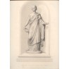 Her most gracious Majesty. Engraving by T.W. Hunt de una estaua de marmol de J. Gibson