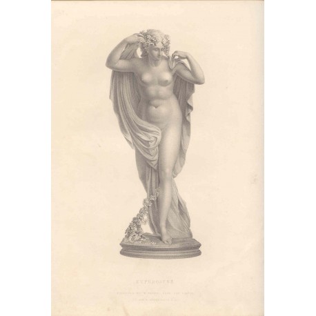 «Euphrosyne» grabado por W. Roffe sobre una estatua de Sir R. Westmacott