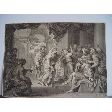 Grabado religioso antiguo