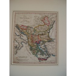Karte von dem Turkischenreiche in Europa bei Joh Walch en 1812