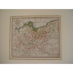 Karte der Mark Branderburg Pommern edited in Augsburg bei Joh Walch en 1812