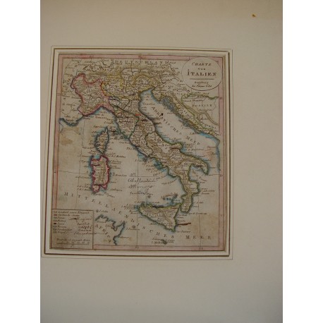 Charte von Italien edited Augsburg bei Johannes Walch