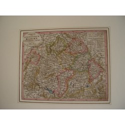 Charte vom Koenigreich Baiern Wurtemberg u Baden Augsburg bei Joahnnes Walch