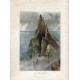Irlanda. «The Bent Cliff»  Costa Grabado por R. Hinshelwood sobre obra de H. Fenn. Firmado en plancha.