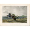 Crossing the sands. grabado en 1860 por W. Radcliffe sobre pintura de W. Collins
