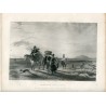 « Crossing the sands » gravé en 1860 par W. Radcliffe d'après peinture de W. Collins