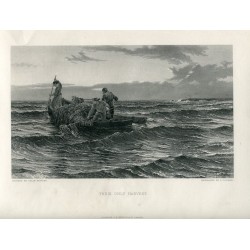 «Their only harvest» grabado por C. Cousen sobre obra de Colin Hunter