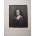 España. Retrato de Murillo. Grabó Calamatta