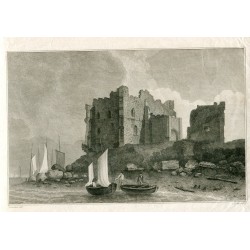 Grabado antiguo por J. Roffe sobre obra de J. Buckler