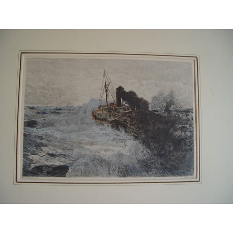 «Marina» grabado por W. Rohr sobre obra de Hans von Bartels. 1880