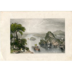 «Scene at Colgong on the Ganges» grabado por E. Goodall sobre obra de J.M.W. Turner