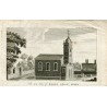 The N.W. vieux of Williem church Bucks, grabado de 1792