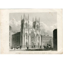 «New national scotch church sSdmouth st. grays inn road» by Thomas Shefherd 1829