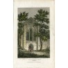 Valle Crusis Abbey . Denbighshire grabado por J. Storer sobre un dibujo de E.Pratt en 1810
