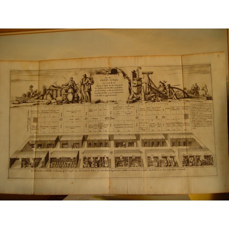 «Tweede of Middelst Verdieping der ARKE» Wilhemus Goeree 1690 engraving by Jan Luyken
