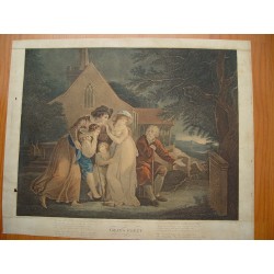 Elegía de Gray a partir de obra de William Hamilton. Francisco Bartolozzi (1727-1815)