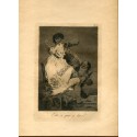 GOYA etching. Caprices. Eso si que es leer